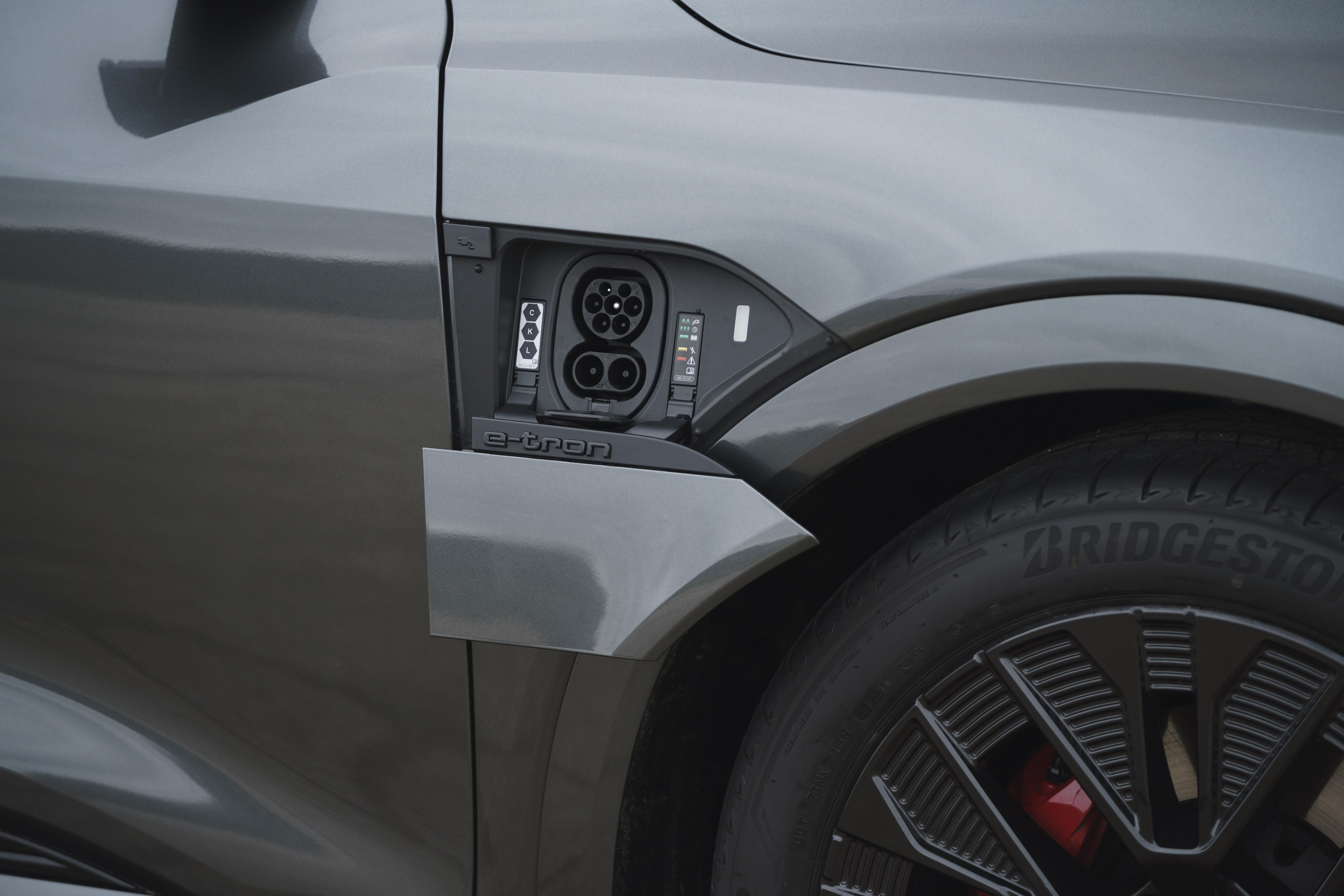 Audi Q8 charging port